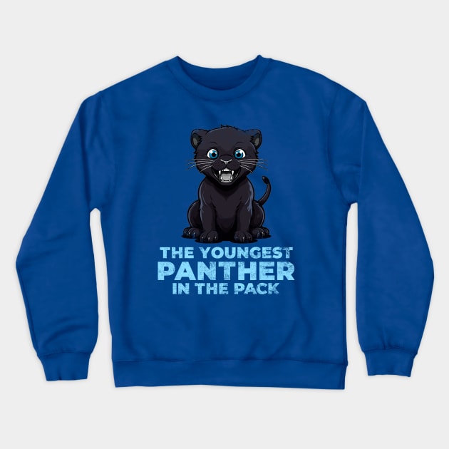 Youngest Panther in the pack Crewneck Sweatshirt by Digital Borsch